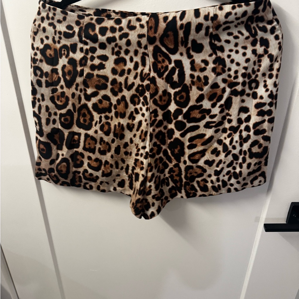 Zara Leopard Print Women's Skort - Picture 4 of 5